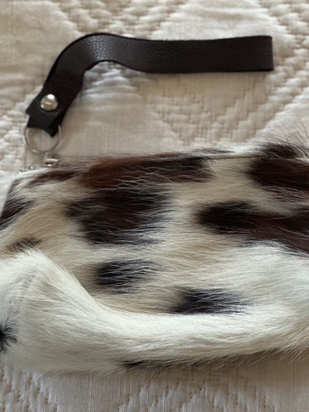 Small Cowhide Clutch or Makeup Bag! One of a Kind. Lynn Tallerico Handbags!!! - Picture 2 of 4